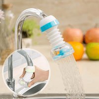 Kitchen Shower Splash Fan Faucet With Clip Water-saving Filter Tap Nozzle Extended Each – With Box ( Random Color )